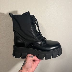 Brand new Marc Fisher happy combat boot